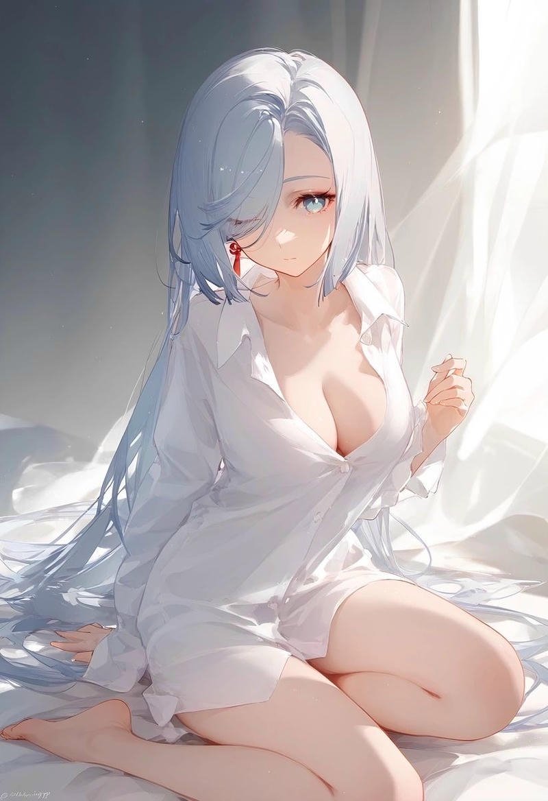 Gương mặt sắc sảo của cô gái trong ảnh gái anime sexy