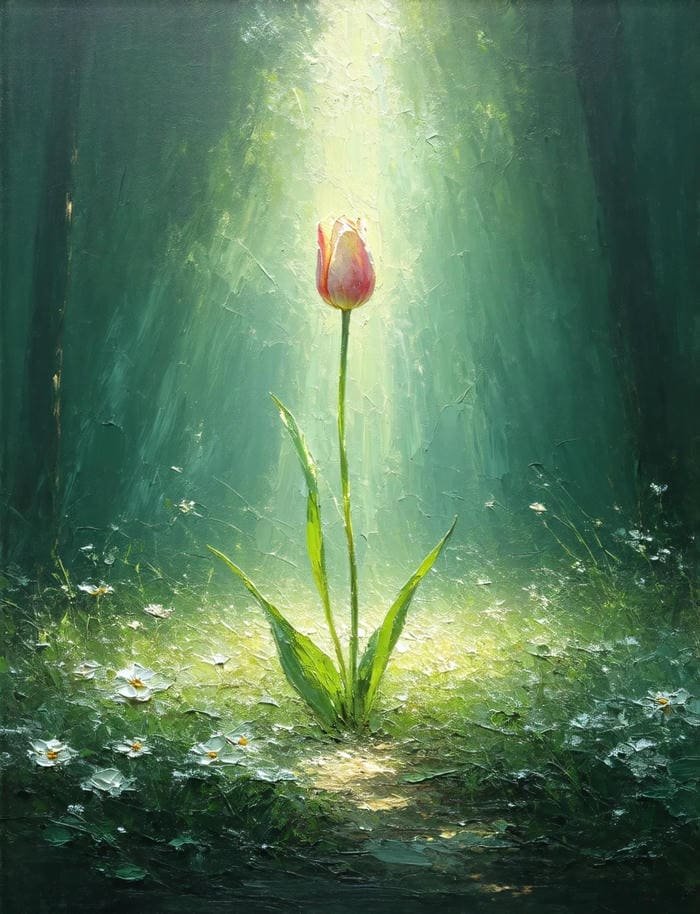 Hình ảnh cánh đồng hoa tulip rực rỡ sắc màu