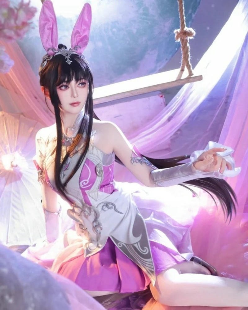 Hình ảnh cosplay anime nữ mang diện mạo giống bản gốc