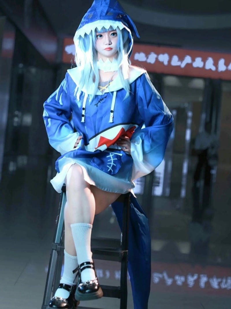 Hình ảnh nhập vai Gawr Gura phong thái nổi bật đầy cuốn hút