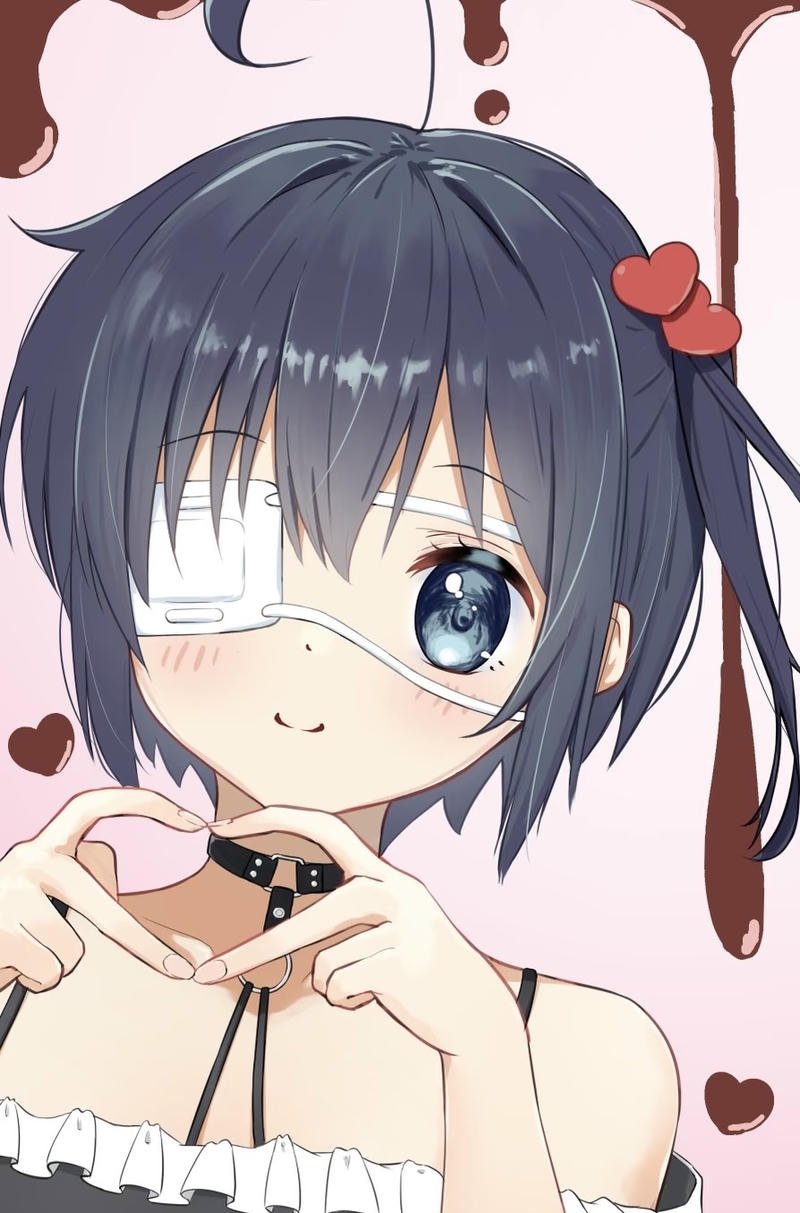 Hình ảnh phù hợp đặt nền anime nữ tóc ngắn xinh xắn