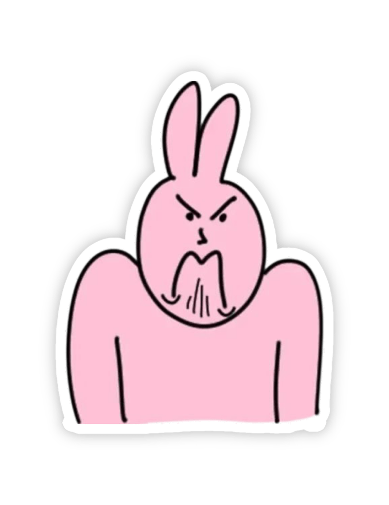 Hình ảnh sticker messenger bựa biểu cảm khó đỡ cực hài