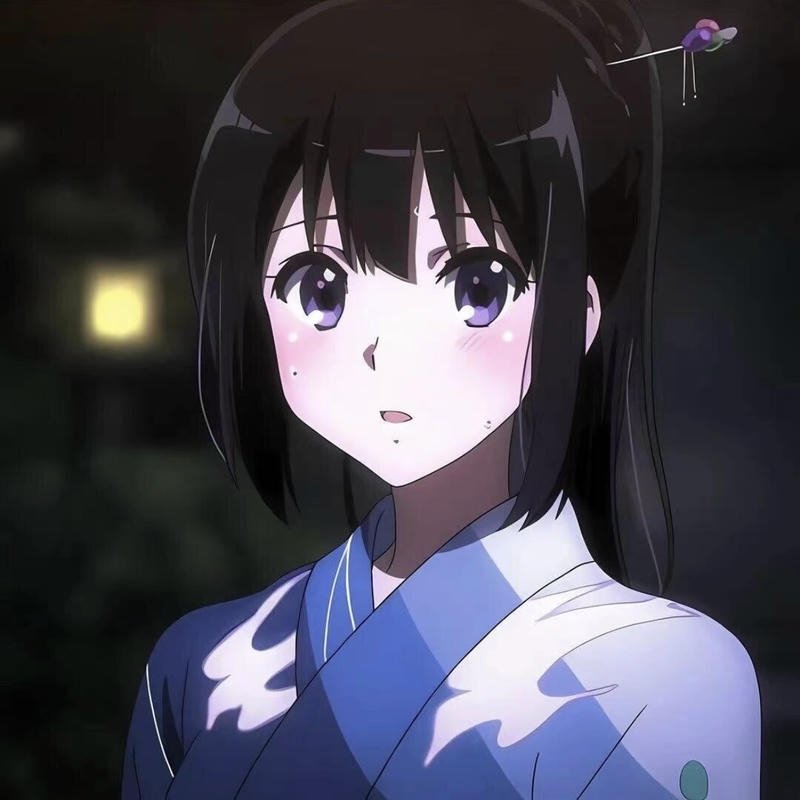 Hình avatar anime nữ có gương mặt hài hòa