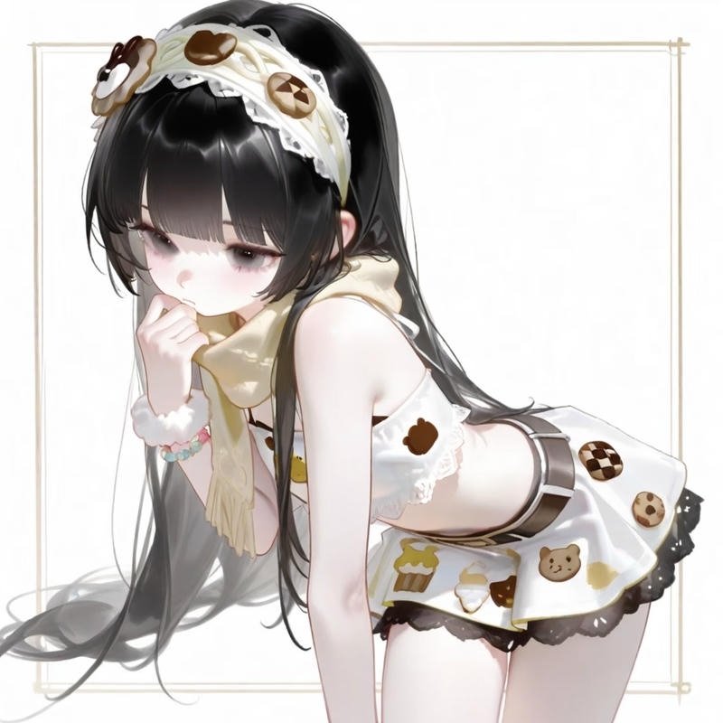 Hình avatar anime nữ với đường nét tinh tế