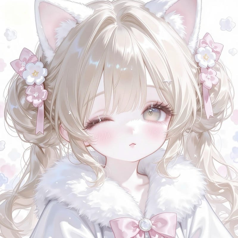 Hình avatar anime nữ với nụ cười nhẹ thu hút