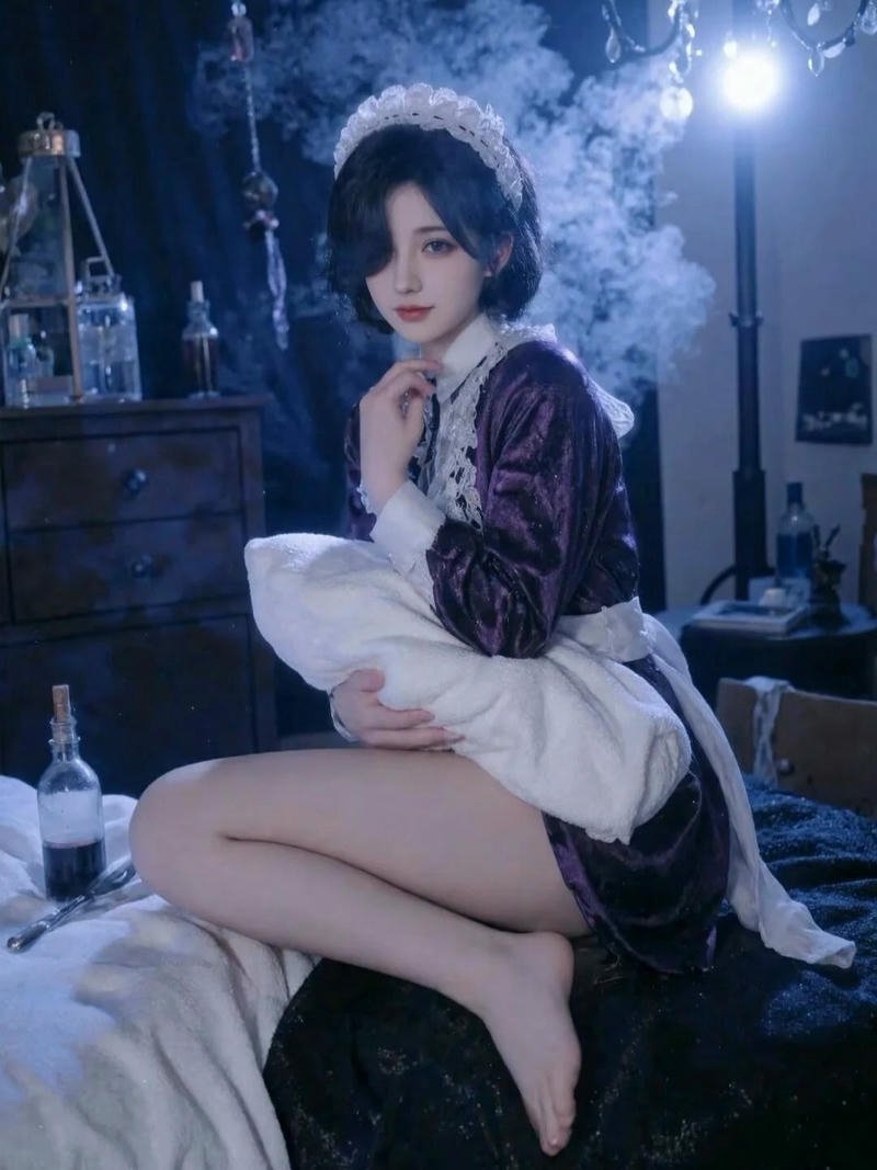 Hình cosplay nhân vật hầu gái thể hiện diện mạo rõ nét