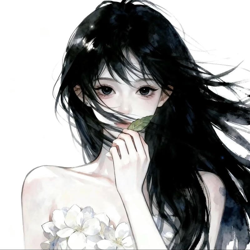 Hình đại diện anime nữ thể hiện nét thanh thoát