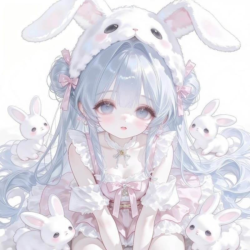 Hình đại diện anime nữ với thần thái dịu dàng