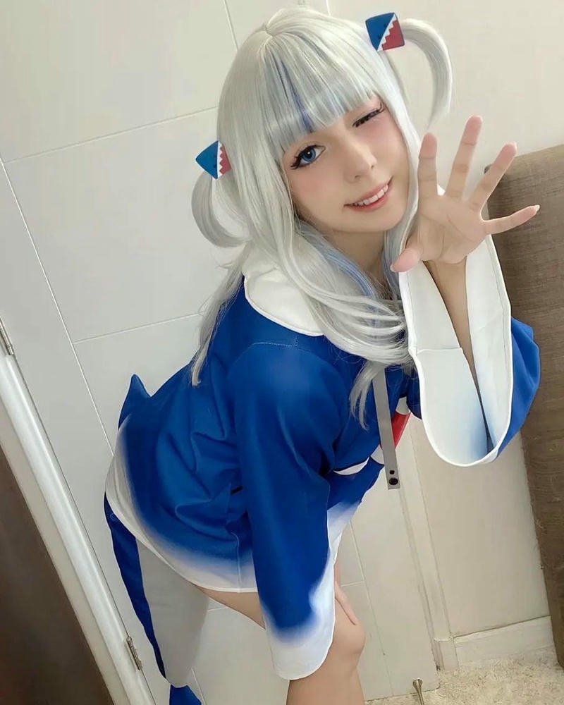 Hình hóa thân Gawr Gura phong cách sinh động đầy sức hút