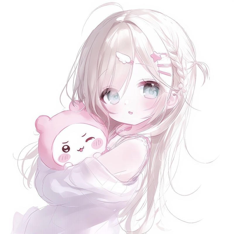 Hình profile anime nữ với gương mặt sáng dễ nhìn