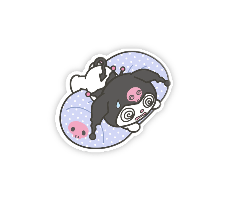Hình sticker Kuromi dễ thương cho avatar mạng xã hội