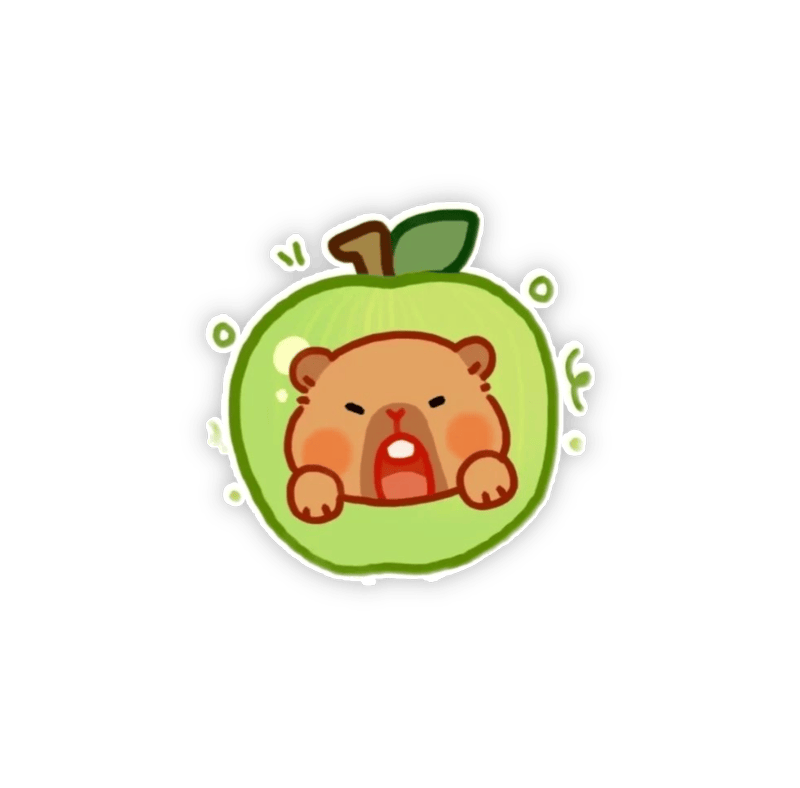 Hình sticker cute mini vẽ ngộ nghĩnh vui nhộn