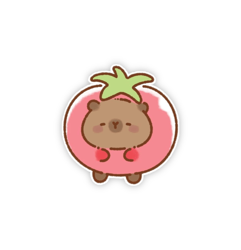 Hình sticker cute mini vẽ tay đáng yêu siêu xinh