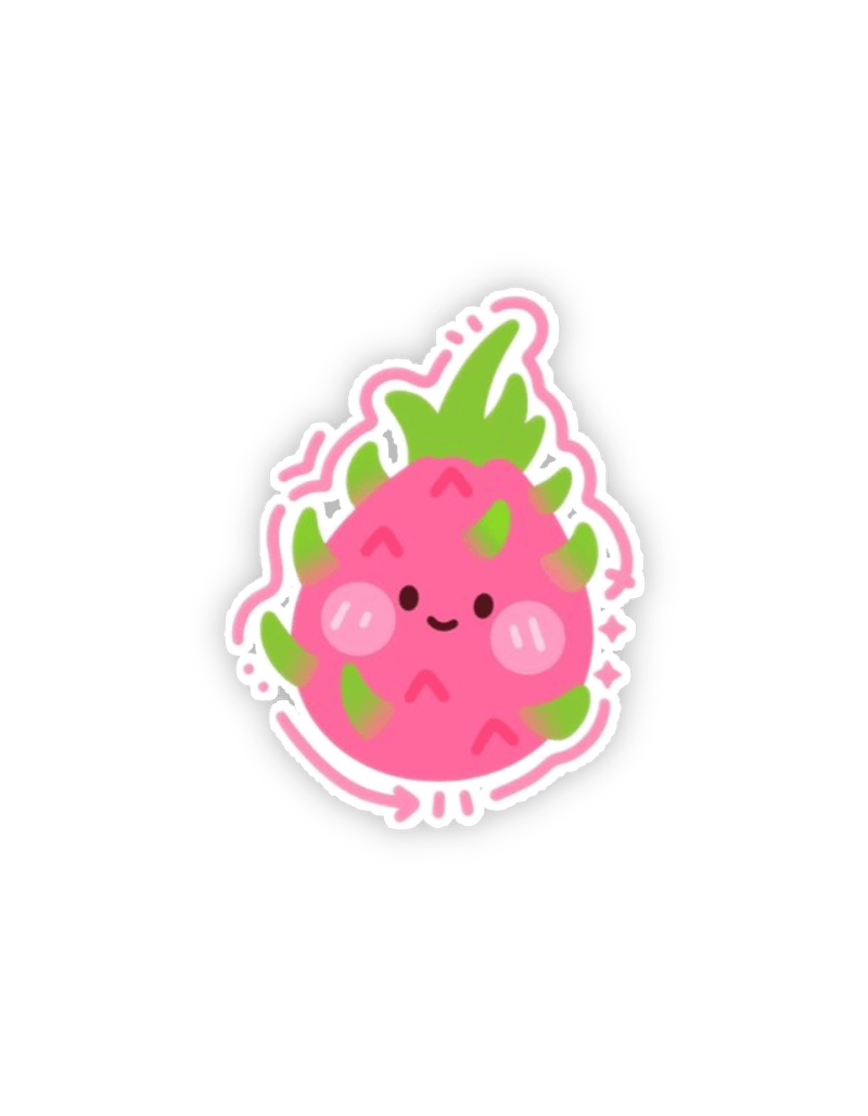 Hình sticker cute thanh long nhỏ xinh dễ thương