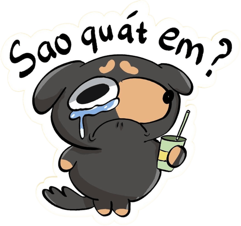 Hình sticker ngắn gọn phù hợp mọi tình huống chat