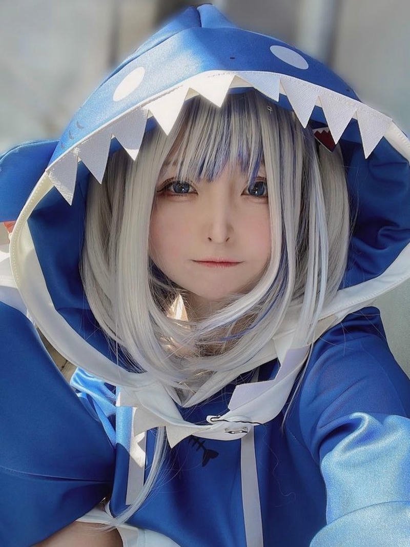 Hình tạo hình Yaoyaoqwq Gawr Gura mang nét đáng yêu nổi bật