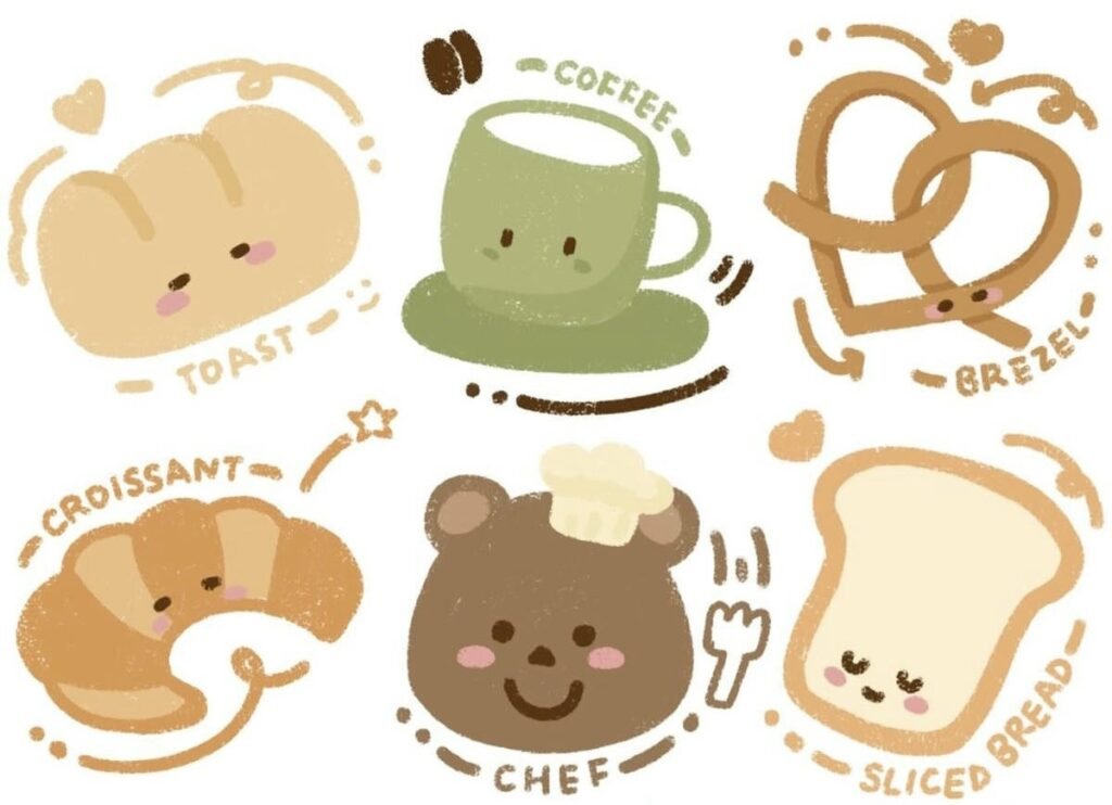 Hình vẽ sticker cute mini thumbnail