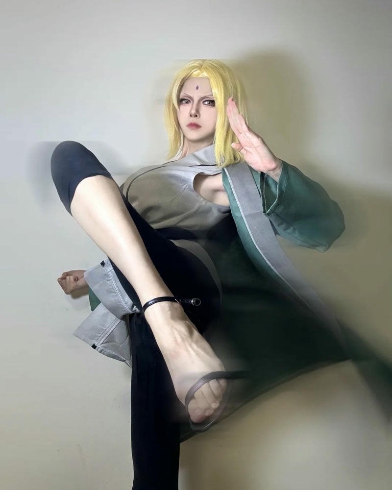 Hóa trang nhân vật tsunade với phong cách đầy sức hút