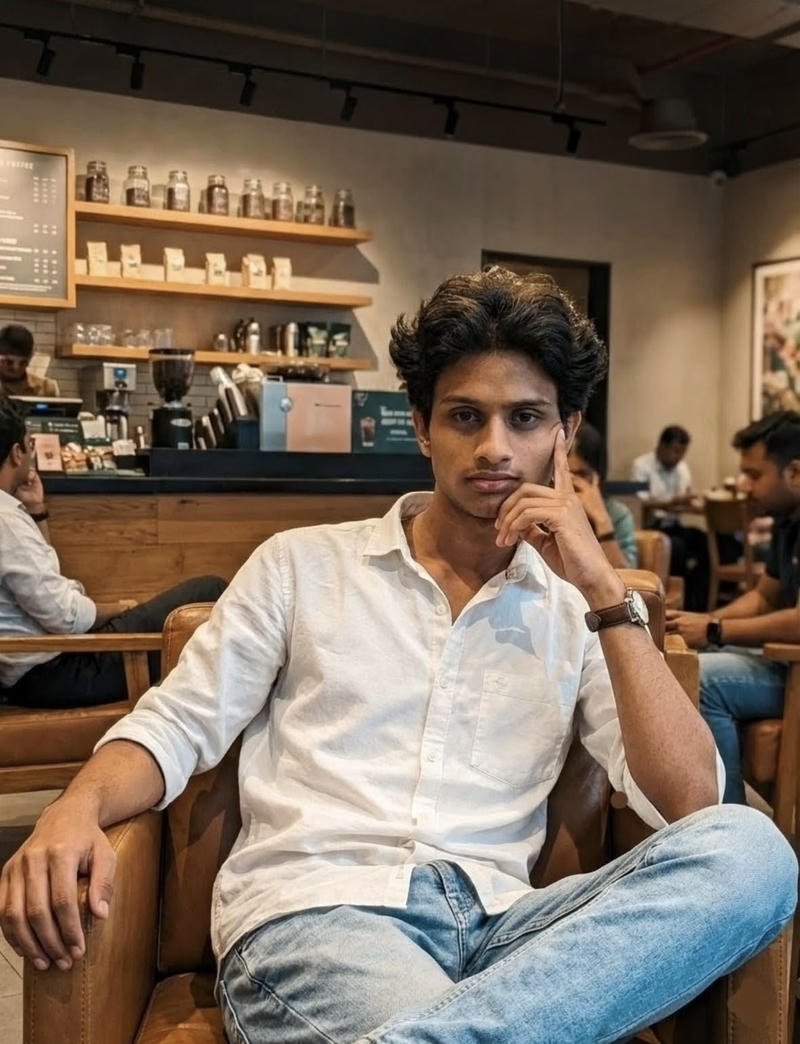 Khoảnh khắc thư giãn của nam thanh niên Ấn Độ