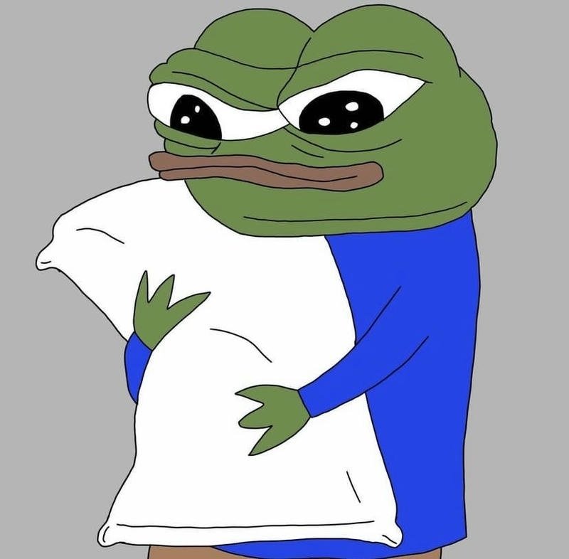 Meme ếch xanh bựa gương mặt troll hài hước