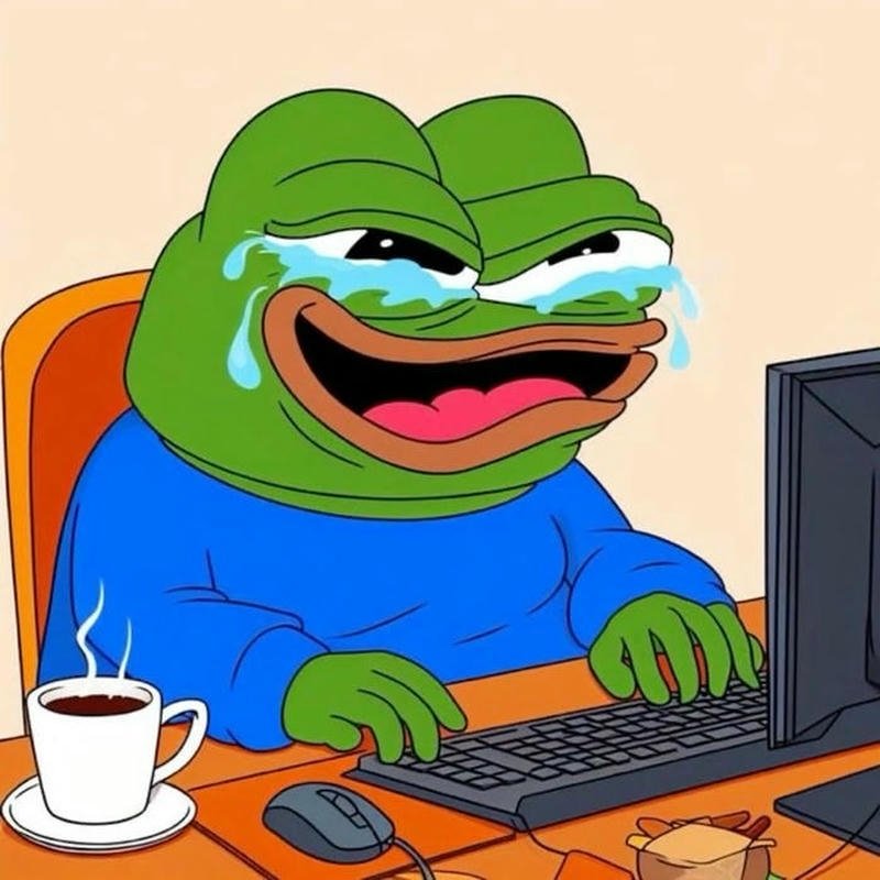 Meme ếch xanh khóc nhè cực bựa