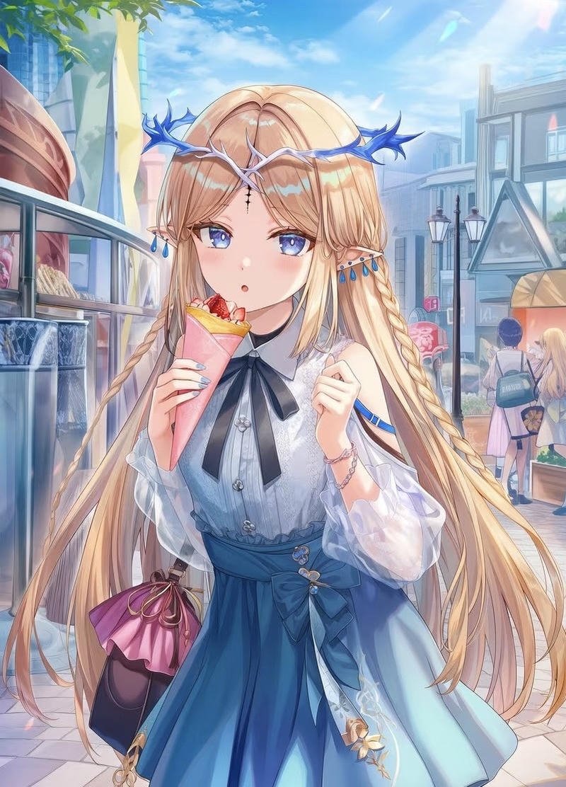 Mộc mạc nhưng vẫn cuốn hút trong anime tóc vàng