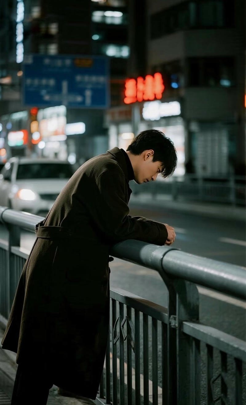 Nét cô đơn nam buồn hình nền