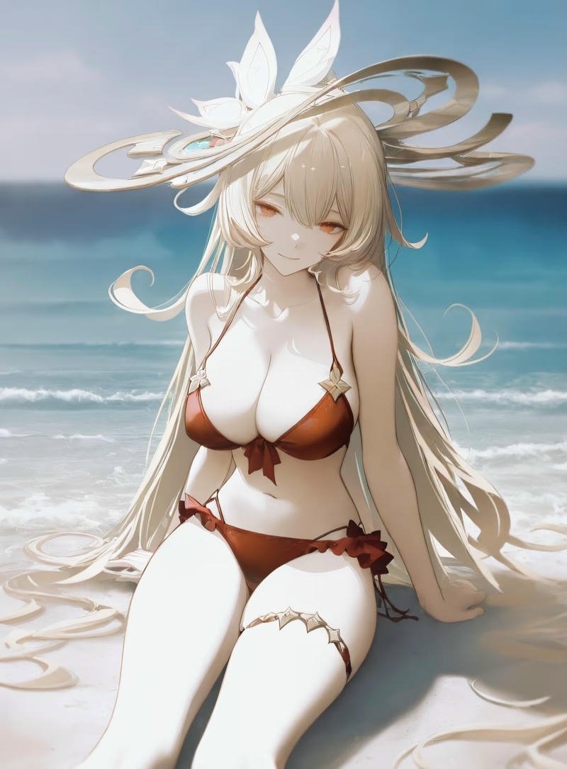 Nét cuốn hút của nhân vật nữ trong trang phục bikini