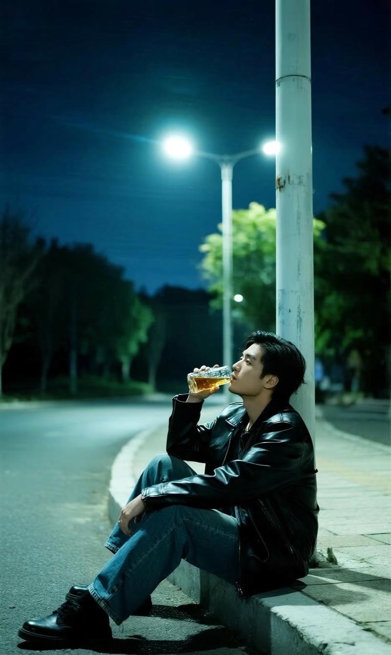 Nét trầm mặc nam buồn trong hình nền