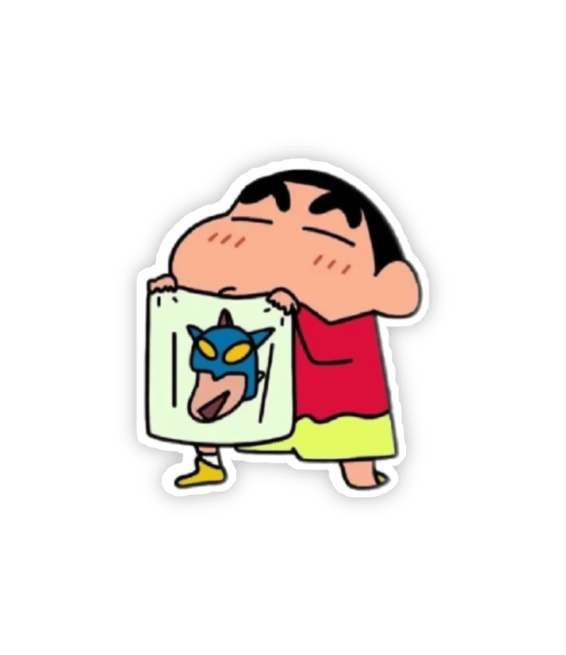 Nhãn dán Shin cậu bé bút chì ngộ nghĩnh hài hước