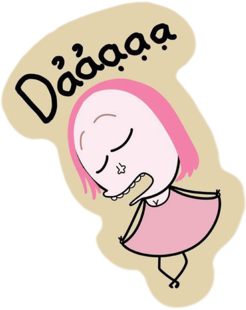 Nhãn dán chữ dễ thương phù hợp với mọi đối tượng