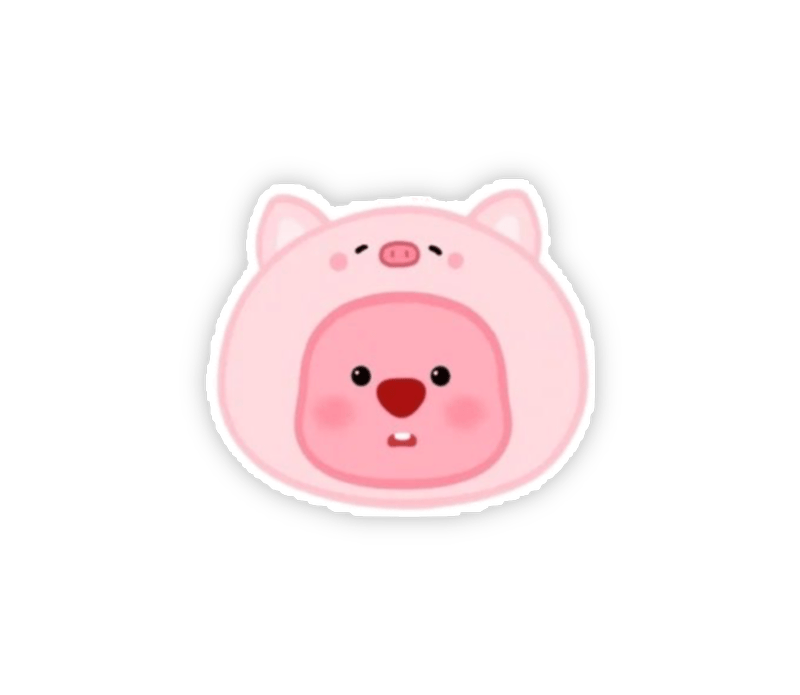 Nhãn dán cute mini hình vẽ hài hước biểu cảm cute