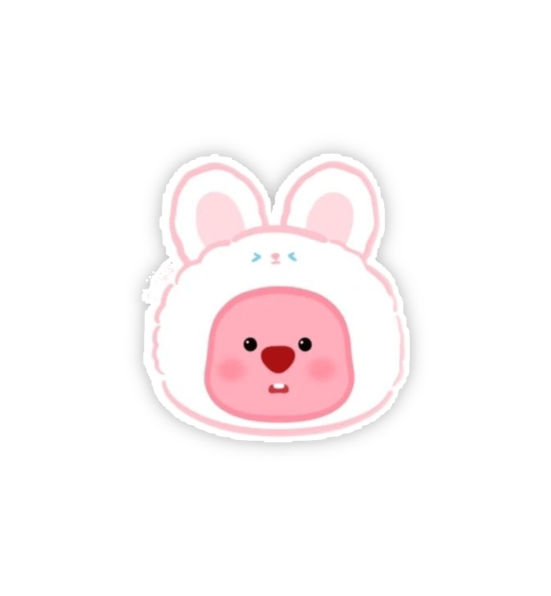 Nhãn dán cute mini hình vẽ pastel nhẹ nhàng dễ thương