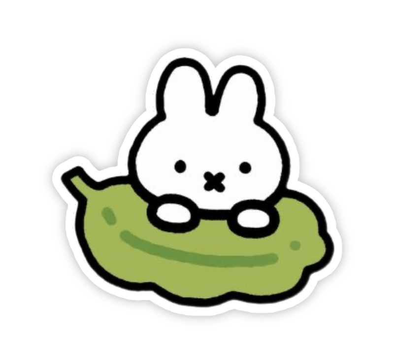 Nhãn dán cute nhẹ nhàng thư giãn