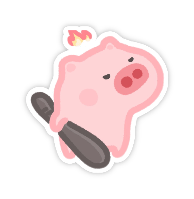 Nhãn dán cute với phong cách hoạt hình sinh động