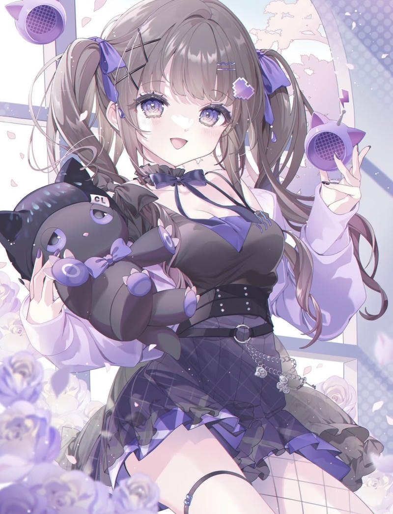 Nhân vật nữ cá tính theo kiểu anime nữ ngầu và cute