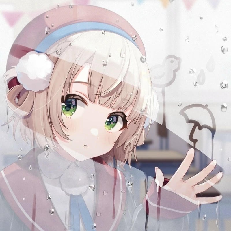 Nụ cười dịu dàng trong ảnh anime nữ tóc ngắn nổi bật