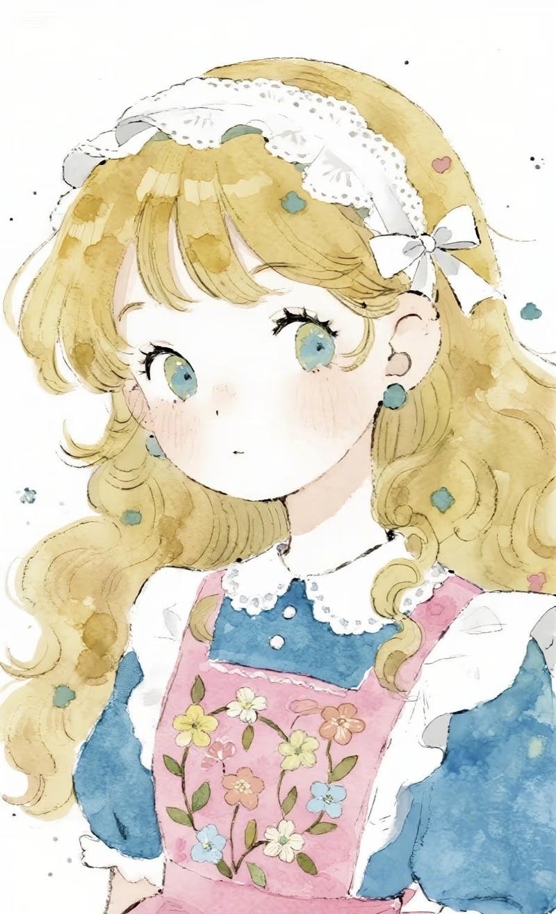 Phong cách đáng yêu trong anime tóc vàng nổi bật