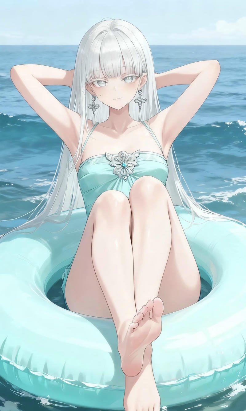 Phong cách nổi bật của cô nàng anime với bikini