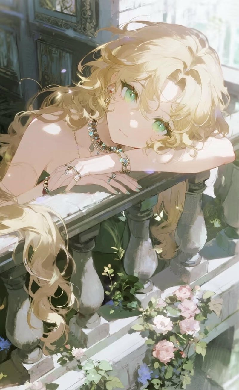 Phong cách thanh thoát làm anime tóc vàng thêm cuốn hút