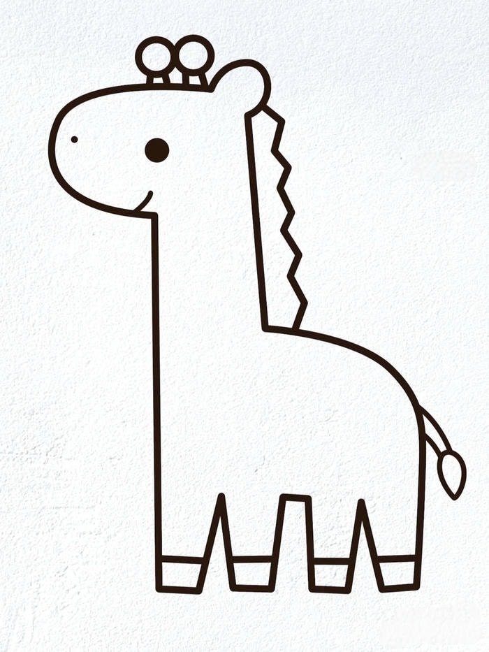 Phù hợp mầm non giáo án tô màu con hươu cao cổ