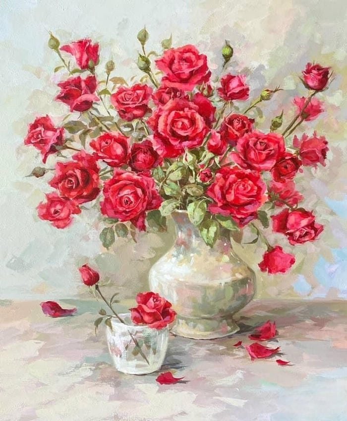 Sắc hồng phấn nổi bật trong khung hình sáng