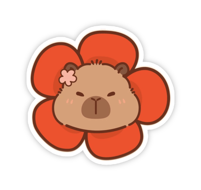 Sticker cute dễ thương phong cách hoạt hình đáng yêu