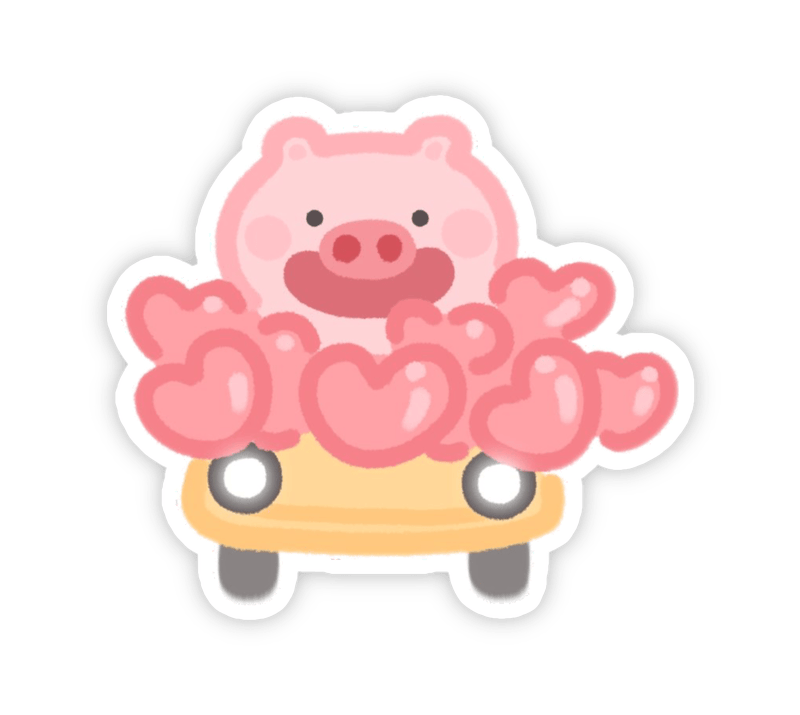 Sticker cute mang vibe nhẹ nhàng và đáng yêu