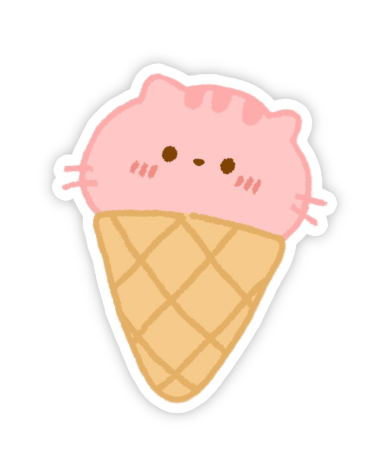 Sticker cute phong cách anime dễ thương nổi bật