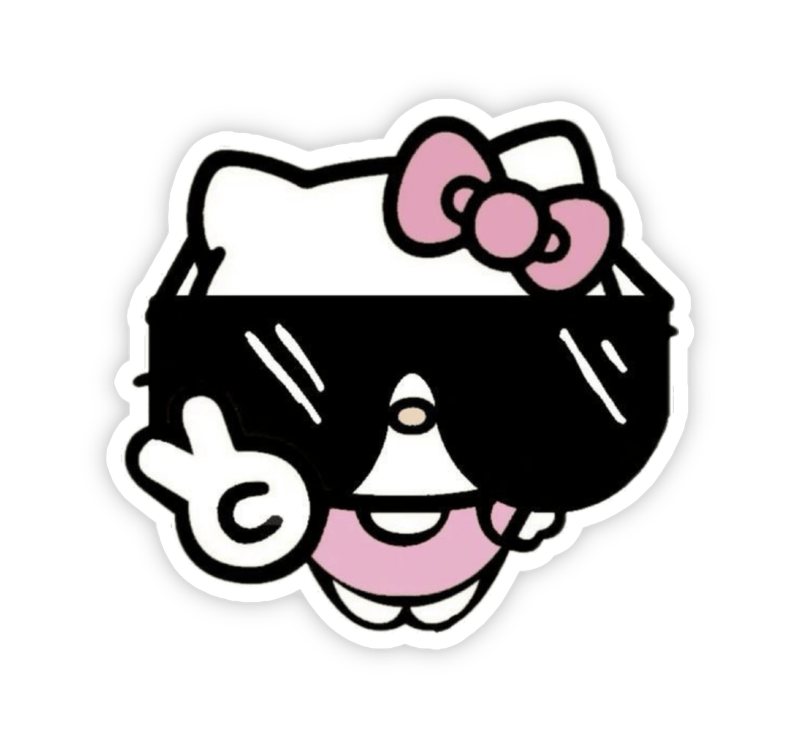 Sticker cute với nét vẽ đơn giản nhưng siêu dễ thương