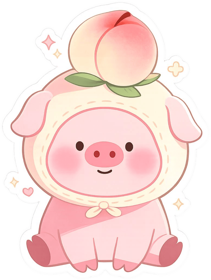 Sticker dễ thương với biểu cảm đáng yêu tự nhiên