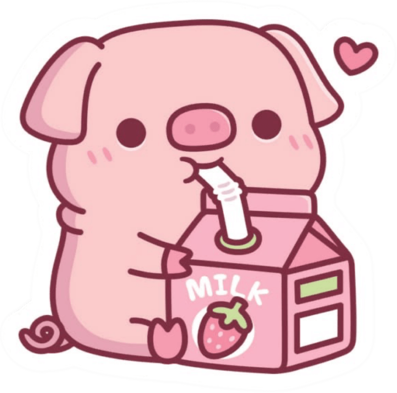 Sticker dễ thương với biểu cảm hài hước và đáng yêu