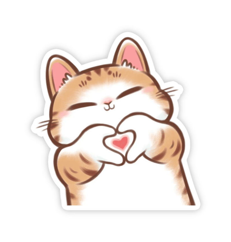 Sticker dễ thương với phong cách đáng yêu tinh tế