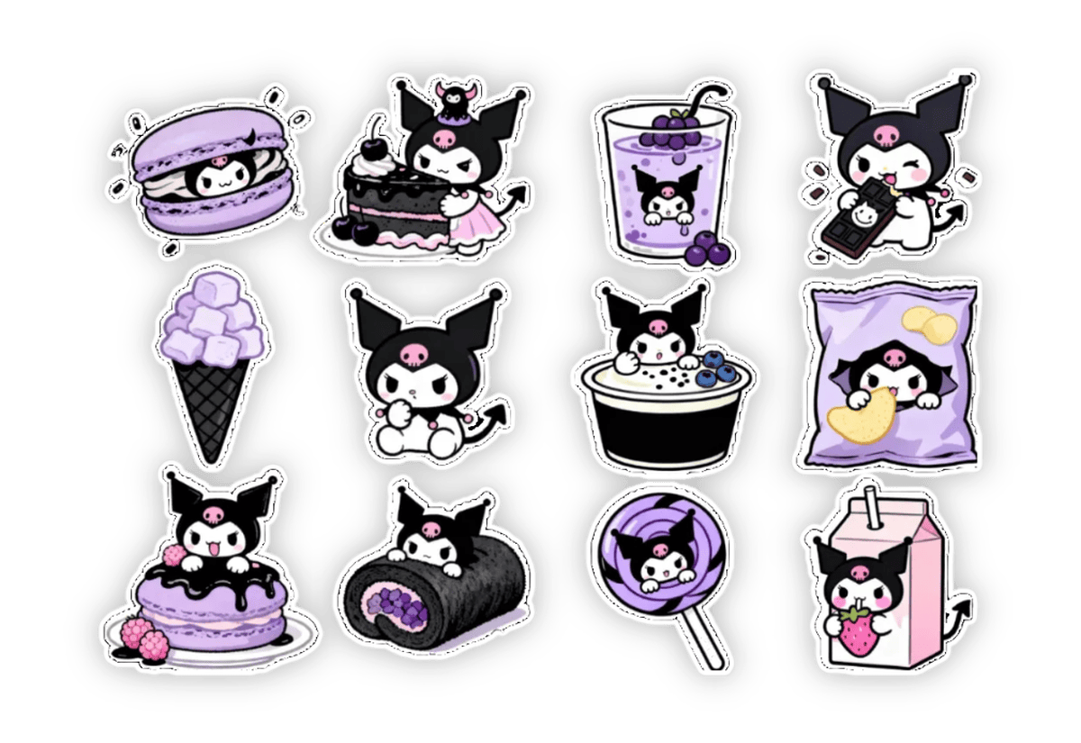 Sticker kuromi thumbnail